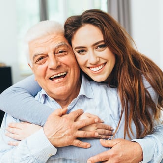 Albert, a man and his daughter Molly