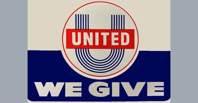Historical graphic from the original United Fund