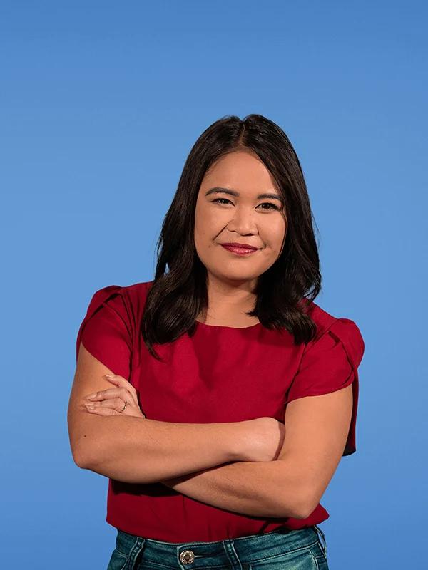 Girl with arms crossed