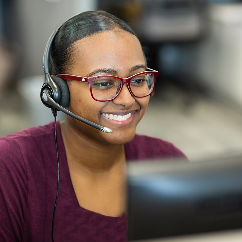 Volunteer on the phone