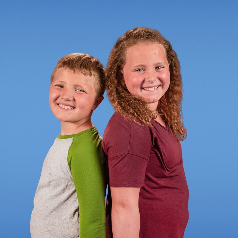 Two children
