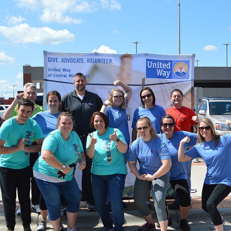 Group of volunteers