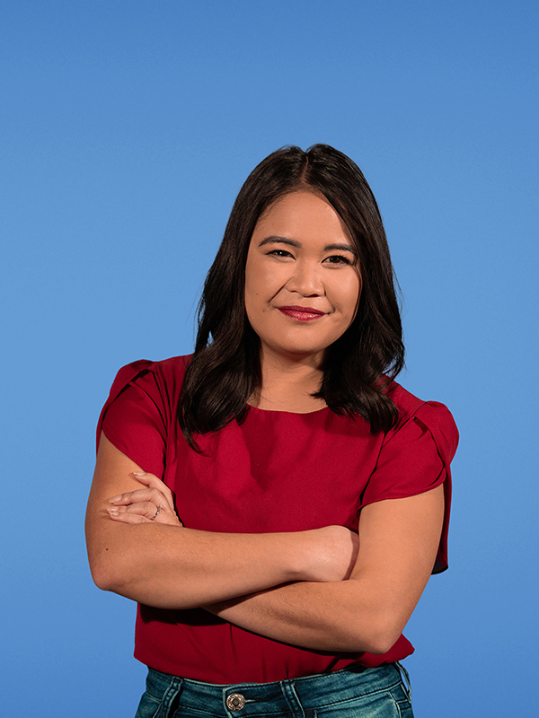 Girl with arms crossed